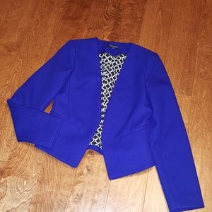 Mario Serrani royal blue open blazer,GORGEOUS! NEW
